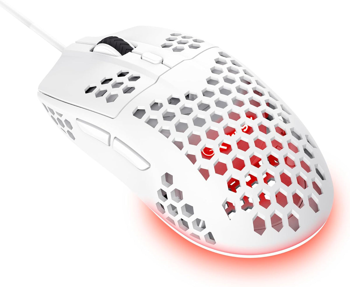 Helox USB White Gaming Mouse Superlight 65G