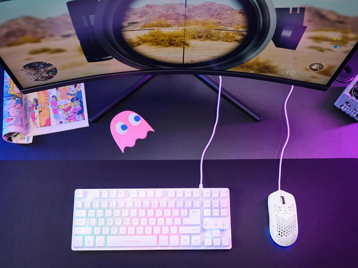 Helox USB White Gaming Mouse Superlight 65G