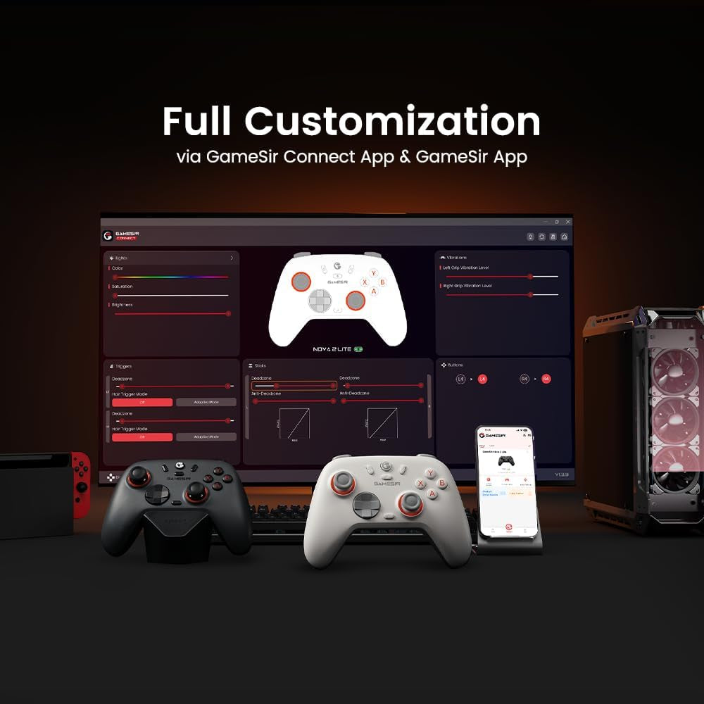 Nova Lite 2 Wireless PC Controller,Hall Effect Sticks & Triggers